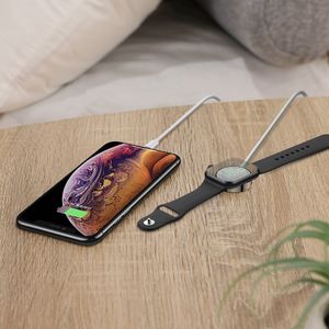 Ładowarka Joyroom Joyroom 2W1 Bezprzewodowa Ładowarka Qi Do Apple Watch / Kabel Usb - Lightning 1,5 M Biały (S-Iw002S) 10