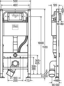 Przycisk spłukujący Viega STELAŻ PODT. PREVISTA DRY 771997 VIEGA 3