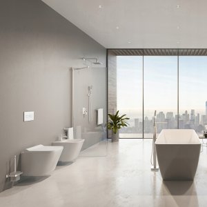 Miska WC Omnires MISKA WIS.B/KOŁ+DE 48,5x34,5 FONTANAMWBP 6