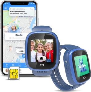 Smartwatch Bezpieczna Rodzina GJD.13 + Pakiet 1 miesiąca subskrypcji Granatowy 1