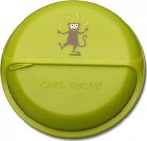 Carl Oscar Carl Oscar BIG SnackDISC™ 5 komorowy obrotowy pojemnik na przekąski Lime - Monkey 1