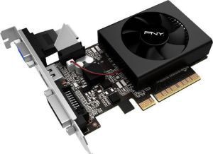 Karta graficzna PNY GeForce GT 710 2GB DDR3 (64 bit) DVI-D, VGA, HDMI (GF710GTLP2GEPB) 1