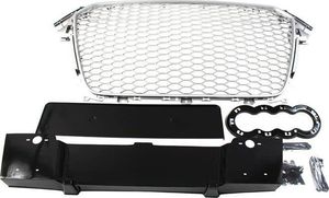MTuning_F GRILL AUDI A4 B8 RS-STYLE SILVER-BLACK (12-15) PDC 1