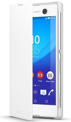 Sony Xperia M5 Style Cover Stand SCR48 białe (1296-6409) 1