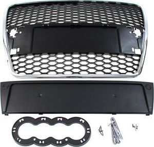 MTuning_F GRILL AUDI A6 C6 RS-STYLE CHROME-BLACK (04-09) 1