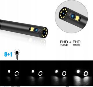 Luxury Kamera inspekcyjna endoskop 10M 9LED 2xFULL HD 7