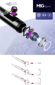 Luxury Kamera inspekcyjna endoskop 10M 9LED 2xFULL HD 8