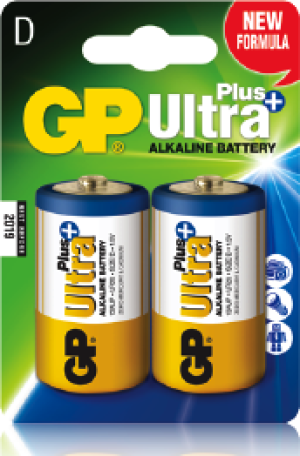 GP Bateria Ultra+ D / R20 2 szt. 1