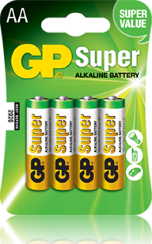 GP Bateria Super AA / R6 4 szt. 1