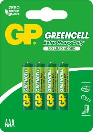 GP Bateria Greencell AAA / R03 4 szt. 1