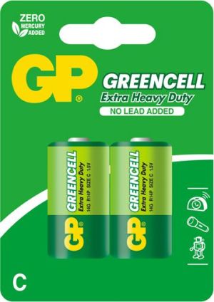 GP Bateria Greencell C / R14 2 szt. 1