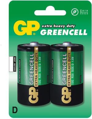 GP Bateria Greencell D / R20 2 szt. 1