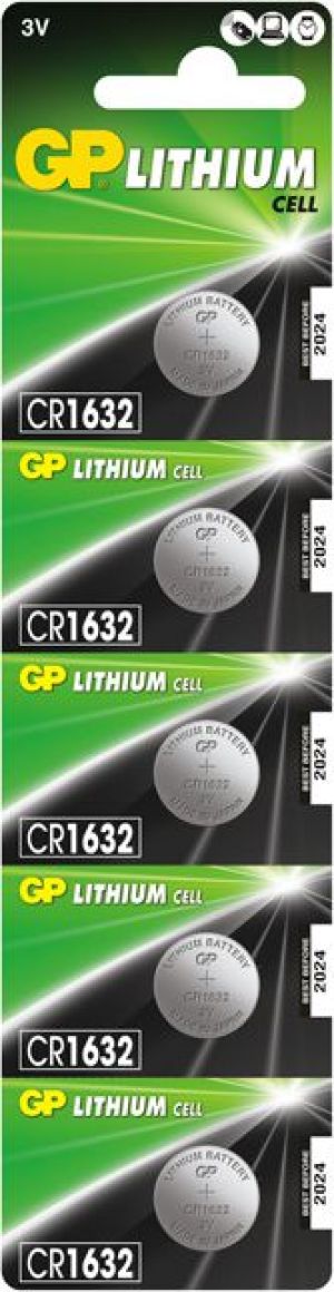 GP Bateria CR1632 140mAh 5 szt. 1