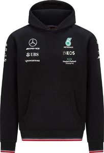 Mercedes AMG Petronas F1 Team Bluza męska Hoodie Team Black Mercedes AMG F1 2021 XL 1