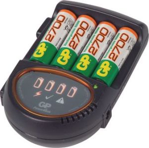 Ładowarka GP ŁADOWARKA H500; do NiMH, AAA / AA (PB50 GSCA-B1) 1