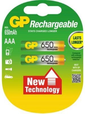 GP Akumulator AAA / R03 650mAh 2szt. 1