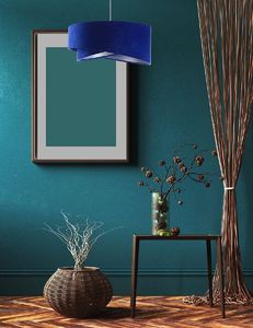 Lampa wisząca BPS KONCEPT Lampa wisząca GEMSTONE niebieska/srebrna 2