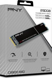 Dysk SSD PNY CS900 250GB M.2 2280 SATA III (M280CS900-250-RB) 3