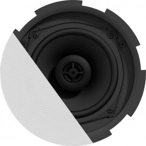 Audac AUDAC CIRA524/W QuickFit™ 2-way 5 1/4" ceiling speaker with TwistFix™ grill White version, 8? &" 1