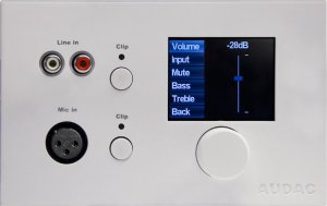 Audac AUDAC MWX65/W All-in-one wall panel for MTX White version 1