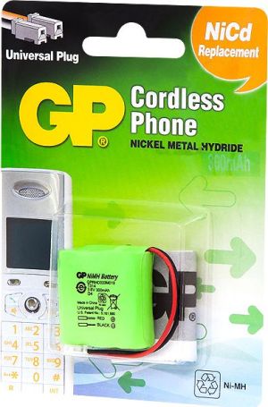 Bateria GP Akumulator do telefonów bezprzewodowych T314 AAA NiMH 300mAh 1szt. (T314-U1) 1