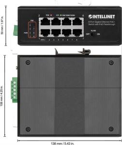 Switch Intellinet Network Solutions Railmount Gigabit (561624) 5