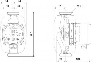 Grundfos Pompa CO ALPHA2 32-80 (99411263) 2