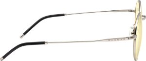 Okulary Gunnar GUNNAR Optiks Ellipse Computer-Brille - Amber Glas, silber 3