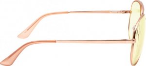 Okulary Gunnar GUNNAR Optiks Maverick Computerbrille - Amber Glas, roségold 3
