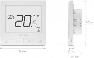 Salus REGULATOR TEMPERATURY SQ610 230V 4