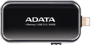 Pendrive ADATA Dashdrive I-memory UE710 64GB (AUE710-64G-CBK) 1