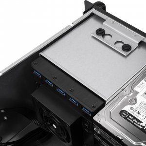 SilverStone Silverstone SST-RM41-506 Rackmount Server - 4U, schwarz 3