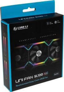 Wentylator Lian Li Uni Fan SL120 Czarny (UF-SL120-1B) 8
