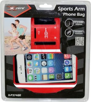 X-zero Opaska sportowa na ramię 5.5" czerwona (X-P3748R) 3