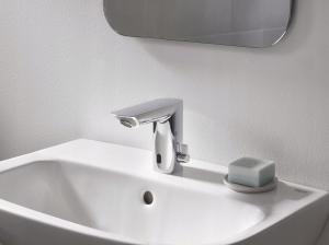 Bateria umywalkowa Grohe Bau Cosmopolitan E stojąca chrom (36451000) 3