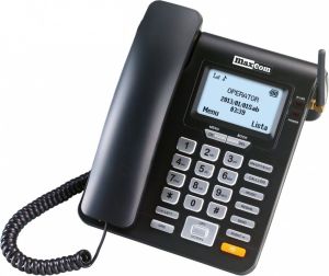 Telefon stacjonarny Maxcom MM 28D Czarny 1