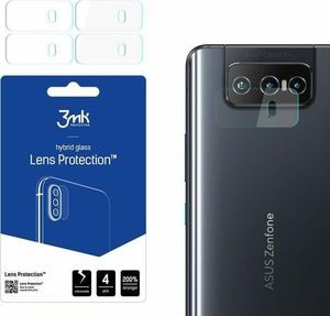 3MK Szkło hybrydowe na obiektyw aparatu 3MK Lens Protection Asus Zenfone 8 Flip 5G [4 PACK] 1