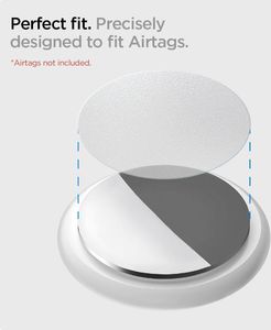 Spigen Folia hydrożelowa Spigen Airskin Apple AirTag Matte Clear [4+4 PACK] 9