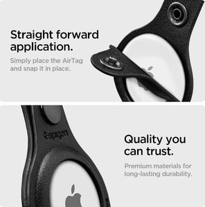 Spigen Etui Spigen Valentinus Apple AirTag Black 3