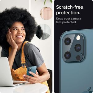 Spigen Szkło hartowane na aparat Spigen Optik Camera Lens Apple iPhone 12 Pro Pacific Blue 11