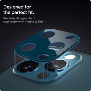 Spigen Szkło hartowane na aparat Spigen Optik Camera Lens Apple iPhone 12 Pro Pacific Blue 14