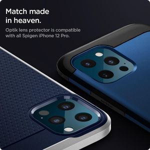 Spigen Szkło hartowane na aparat Spigen Optik Camera Lens Apple iPhone 12 Pro Pacific Blue 15