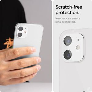 Spigen Szkło hartowane na aparat Spigen Optik Camera Lens Apple iPhone 12 White 11