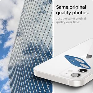 Spigen Szkło hartowane na aparat Spigen Optik Camera Lens Apple iPhone 12 White 12