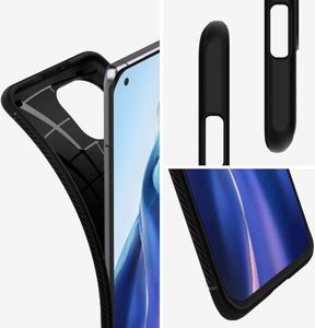 Spigen Etui Spigen Rugged Armor Xiaomi Mi 11 Lite LTE/5G Matte Black 3
