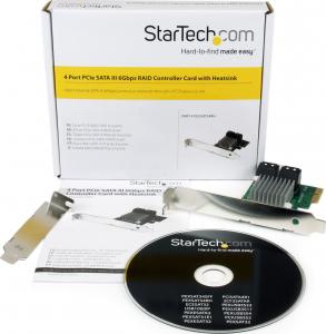 Kontroler StarTech PCIe 2.0 x2 - 4x SATA III (PEXSAT34RH) 5