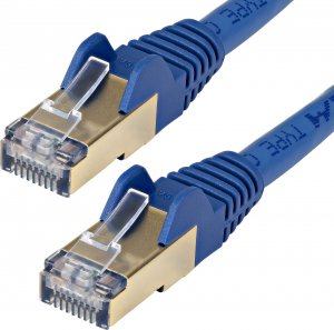 StarTech Cable StarTech Cat6a RJ-45 5m M/M Blue 1