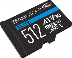 Karta TeamGroup Elite MicroSDXC 512 GB Class 10 UHS-I/U3 A1 V30 (TEAUSDX512GIV30A103) 2