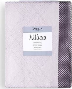 AmeliaHome Bieżnik dekoracyjny MILLUZA, Fioletowy, Poliester, 30x120 cm 1