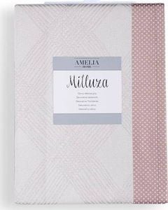 AmeliaHome Bieżnik dekoracyjny MILLUZA, Różowy, Polester, 30x160 cm 1